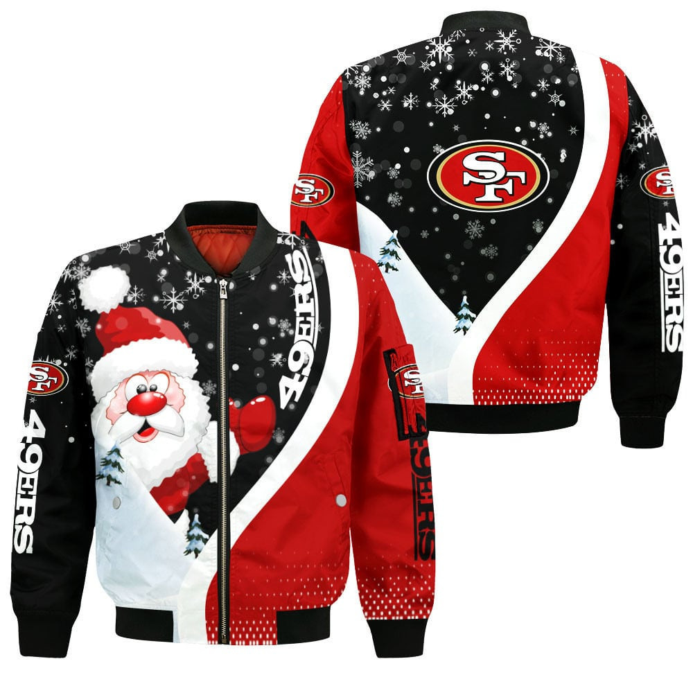 San Francisco 49ERS Bomber Jacket | NFL Team Jacket for Men & Women | Football Fan Gift