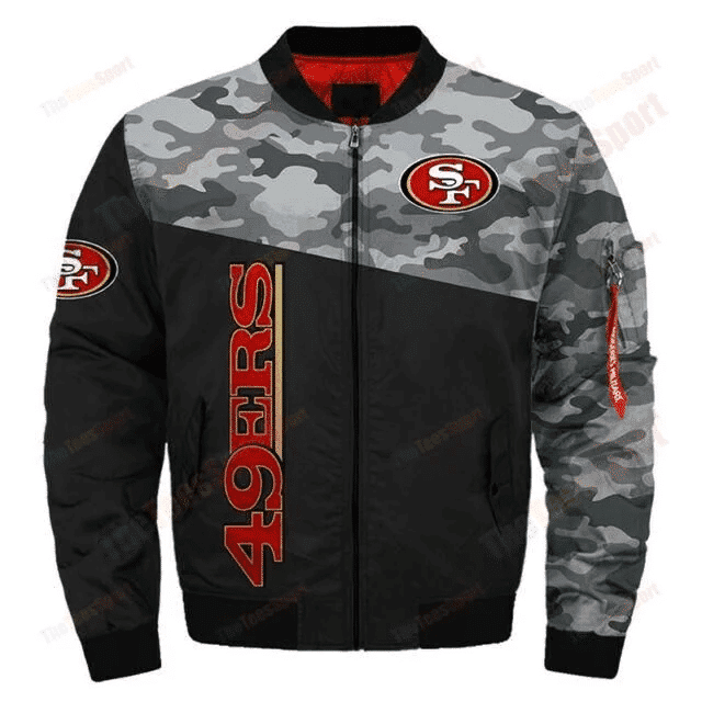San Francisco 49ERS Bomber Jacket | NFL Team Jacket for Men & Women | Football Fan Gift