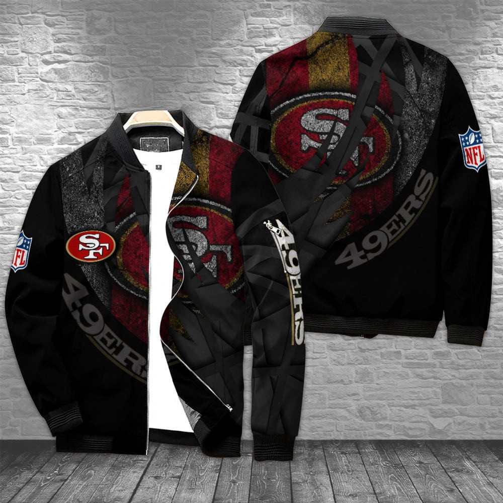 San Francisco 49ERS Bomber Jacket | NFL Team Jacket for Men & Women | Football Fan Gift