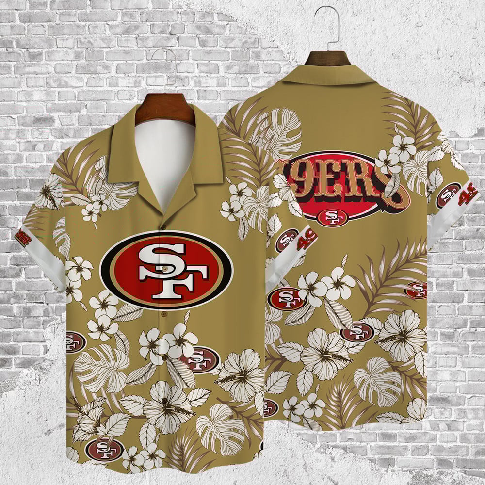 San Francisco 49ers Island Breeze Aloha Hawaiian Shirt for Men & Women