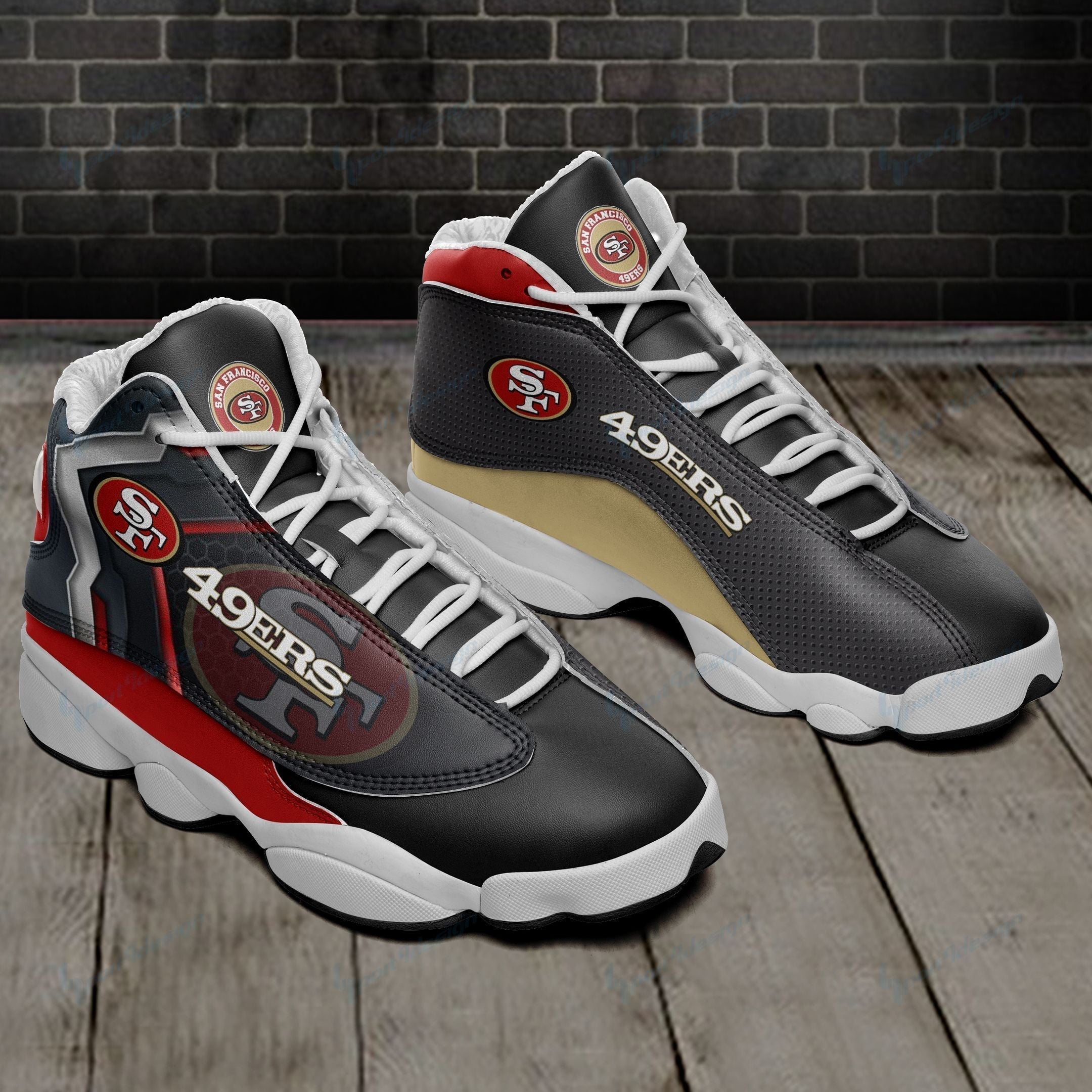 San Francisco 49ers JD13 Sneakers Shoes for Men & Women | Custom Fan Gift