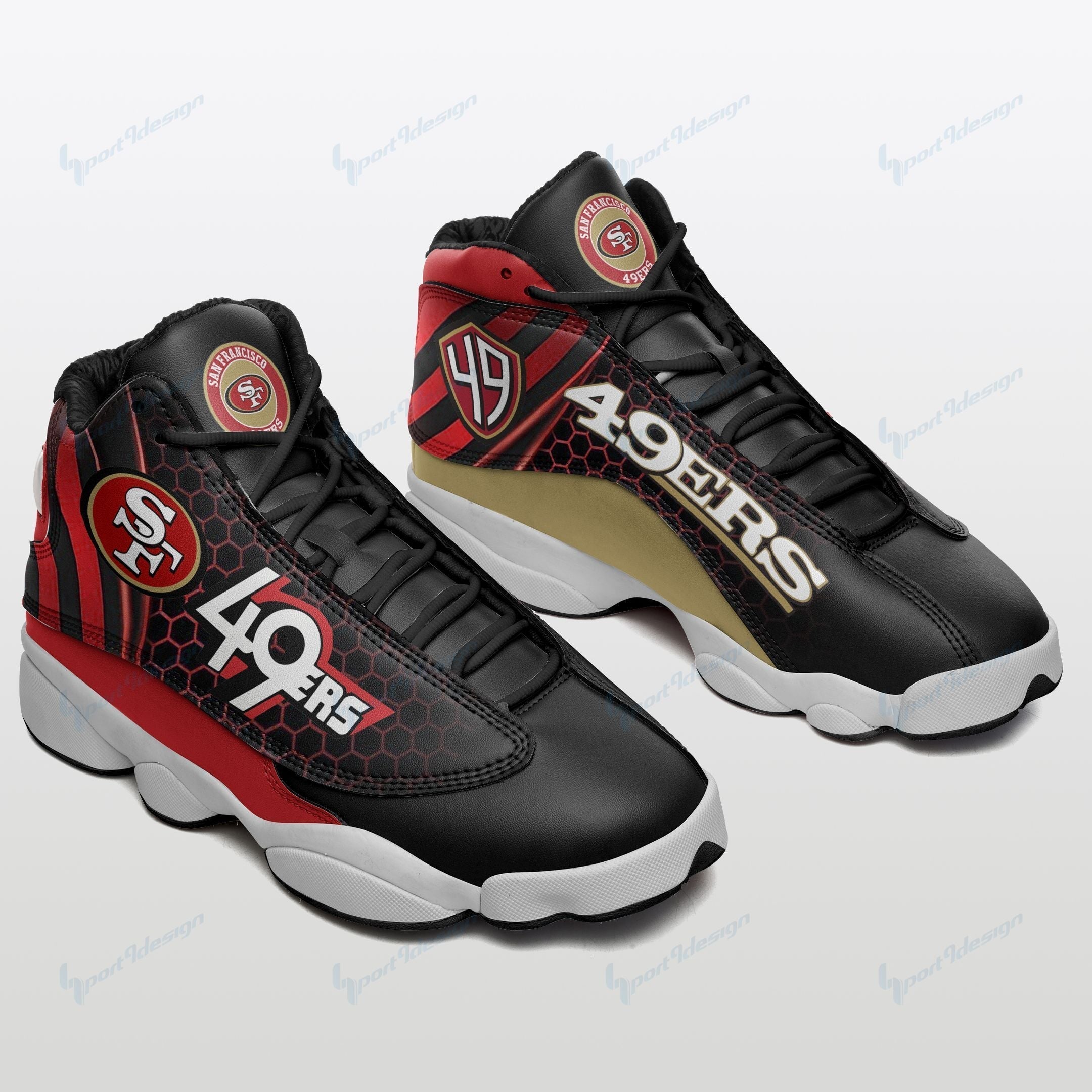 San Francisco 49ers JD13 Sneakers Shoes for Men & Women | Custom Fan Gift