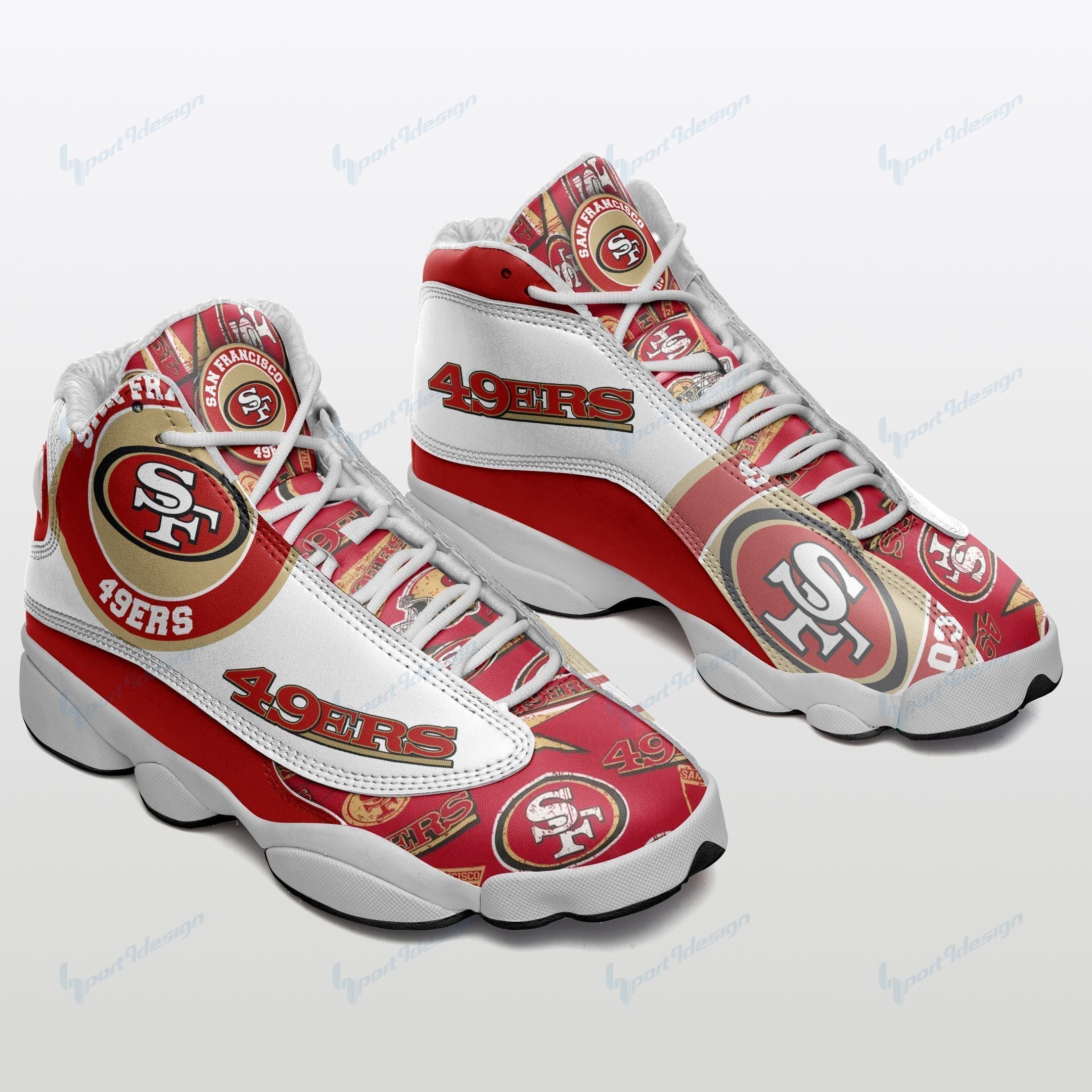 San Francisco 49ers JD13 Sneakers Shoes for Men & Women | Custom Fan Gift