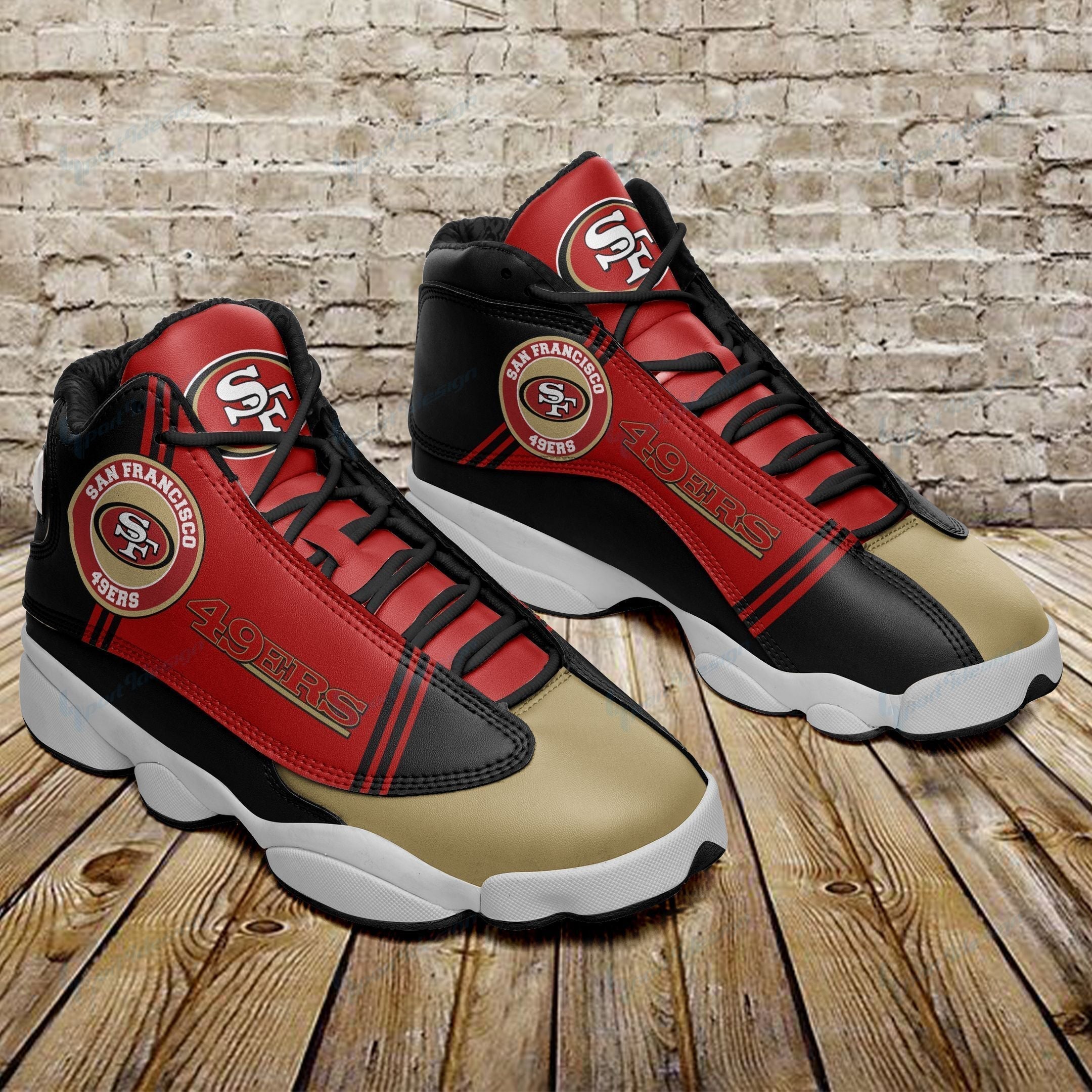 San Francisco 49ers JD13 Sneakers Shoes for Men & Women | Custom Fan Gift