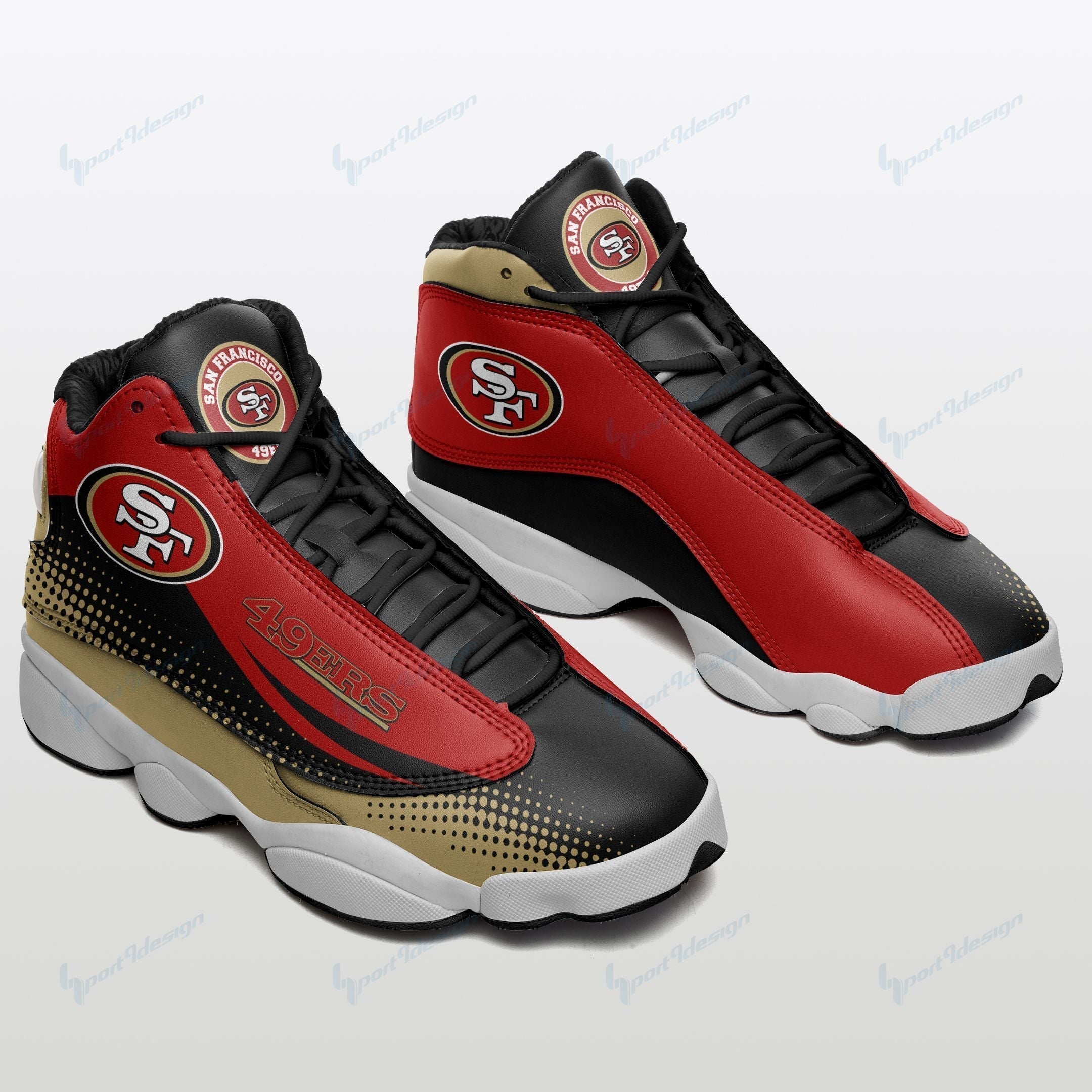 San Francisco 49ers JD13 Sneakers Shoes for Men & Women | Custom Fan Gift