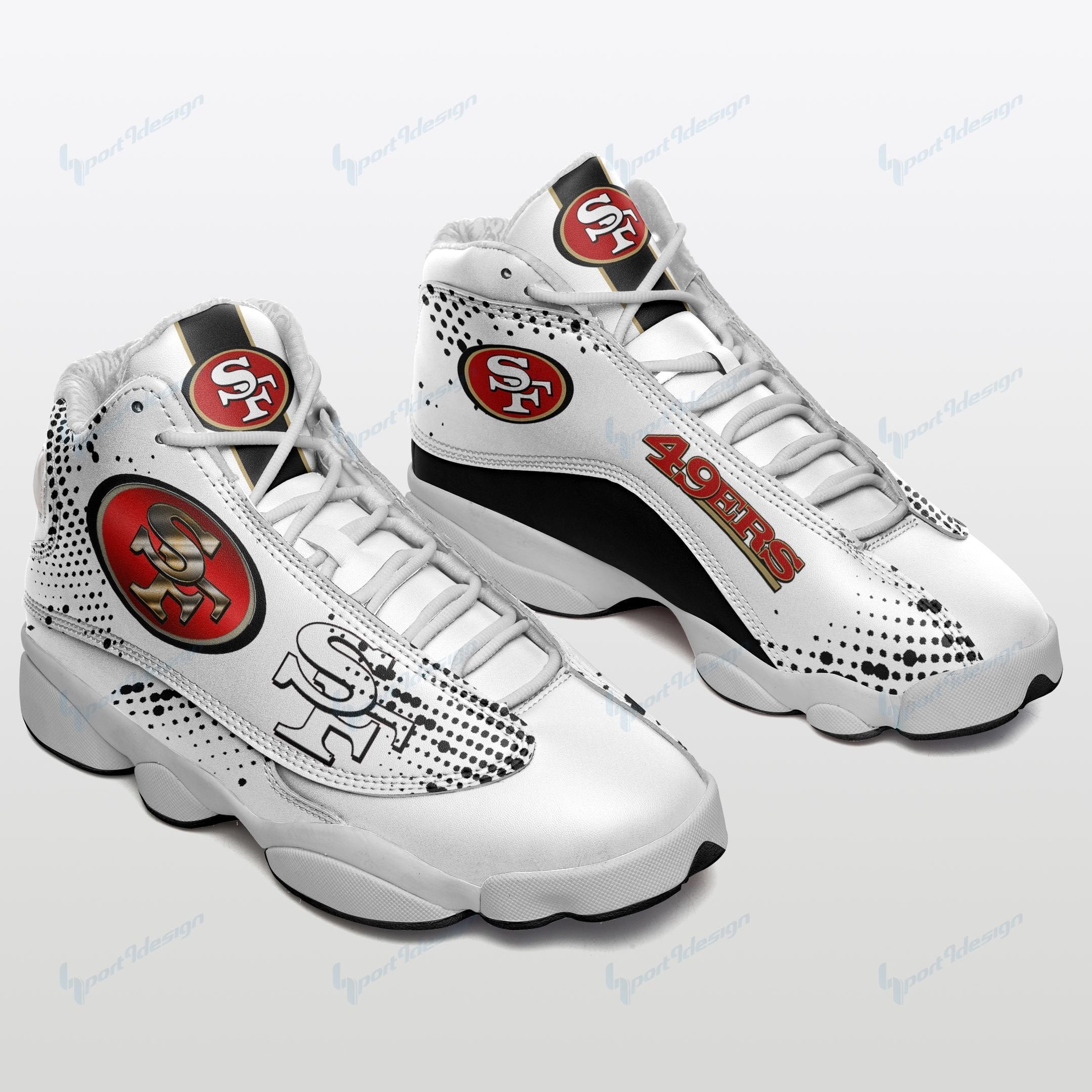 San Francisco 49ers JD13 Sneakers Shoes for Men & Women | Custom Fan Gift