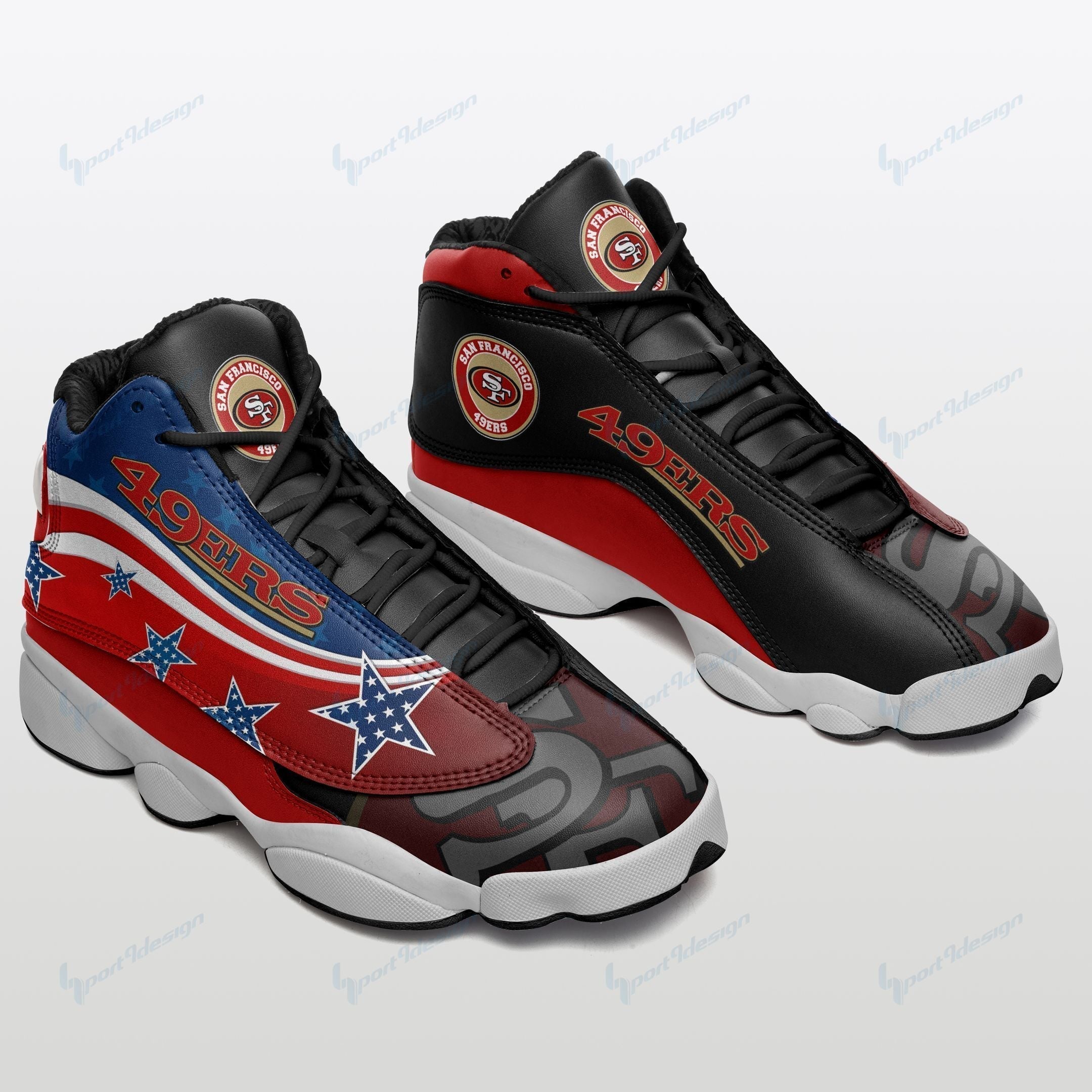 San Francisco 49ers JD13 Sneakers Shoes for Men & Women | Custom Fan Gift