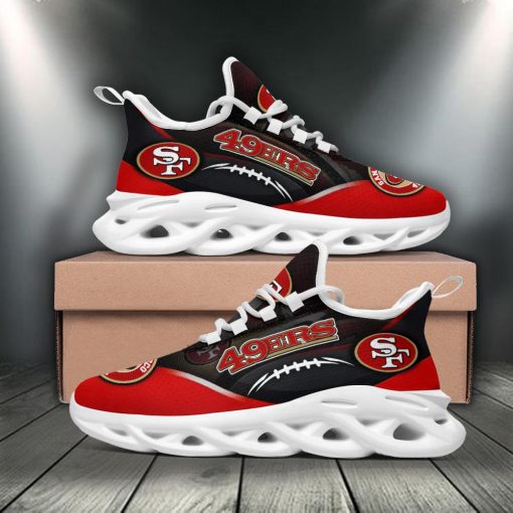 San Francisco 49ers Max Soul Shoes Sneakers for Men And Women – NFL Football Fan Shoes, Team Sneakers - Image 5