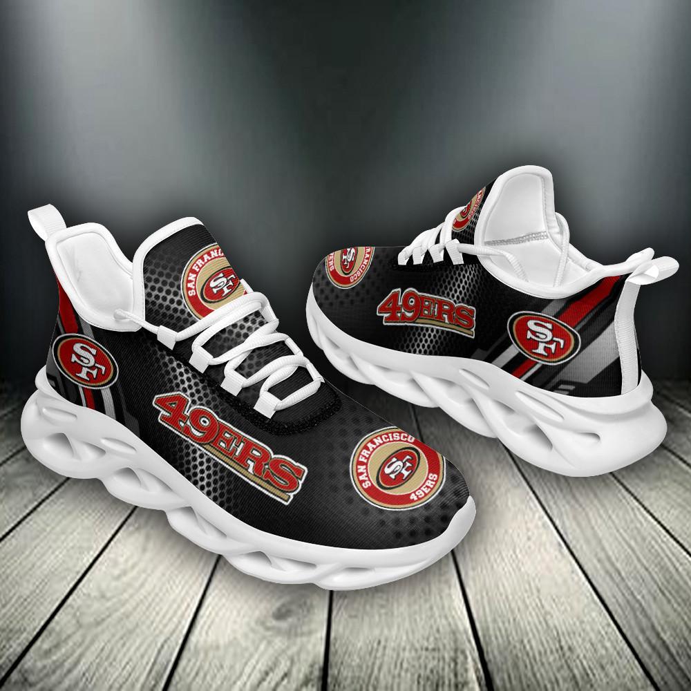 San Francisco 49ers Max Soul Shoes Sneakers for Men And Women – NFL Football Fan Shoes, Team Sneakers - Image 3