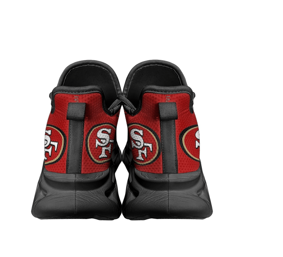 San Francisco 49ers Max Soul Shoes Sneakers for Men And Women – NFL Football Fan Shoes, Team Sneakers - Image 4