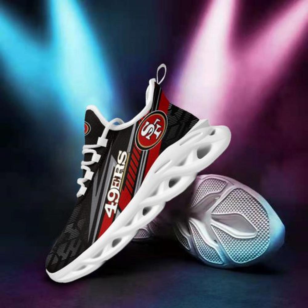 San Francisco 49ers Max Soul Shoes Sneakers for Men And Women – NFL Football Fan Shoes, Team Sneakers - Image 6