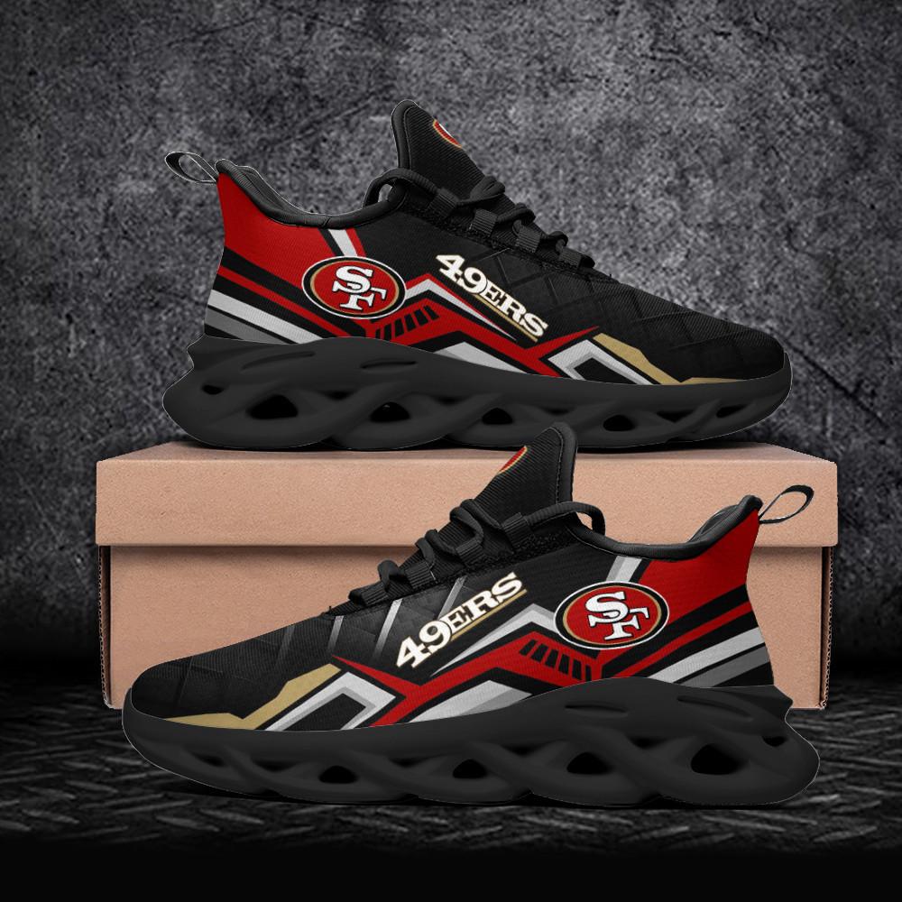 San Francisco 49ers Max Soul Shoes Sneakers for Men And Women – NFL Football Fan Shoes, Team Sneakers - Image 4