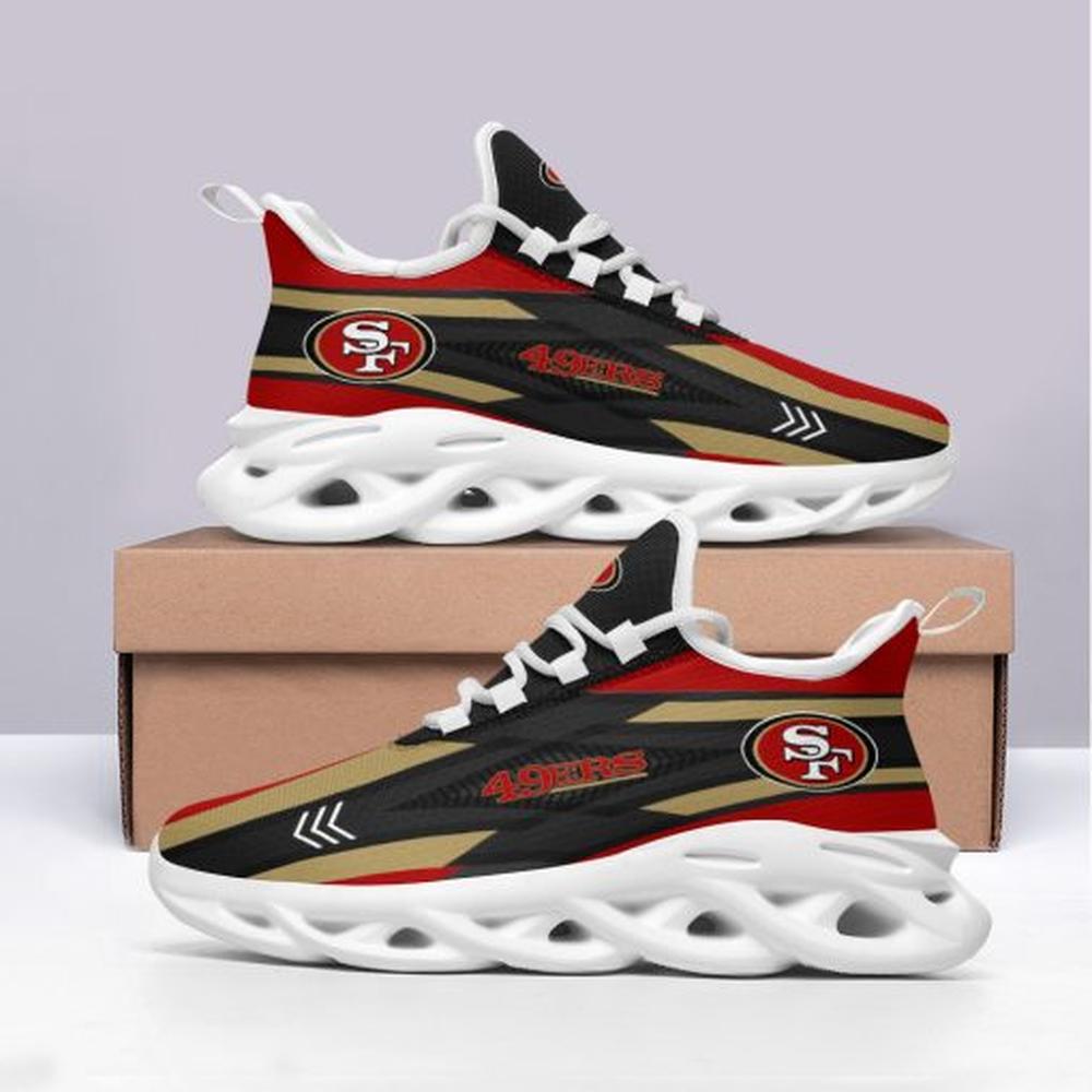San Francisco 49ers Max Soul Shoes Sneakers for Men And Women – NFL Football Fan Shoes, Team Sneakers - Image 5