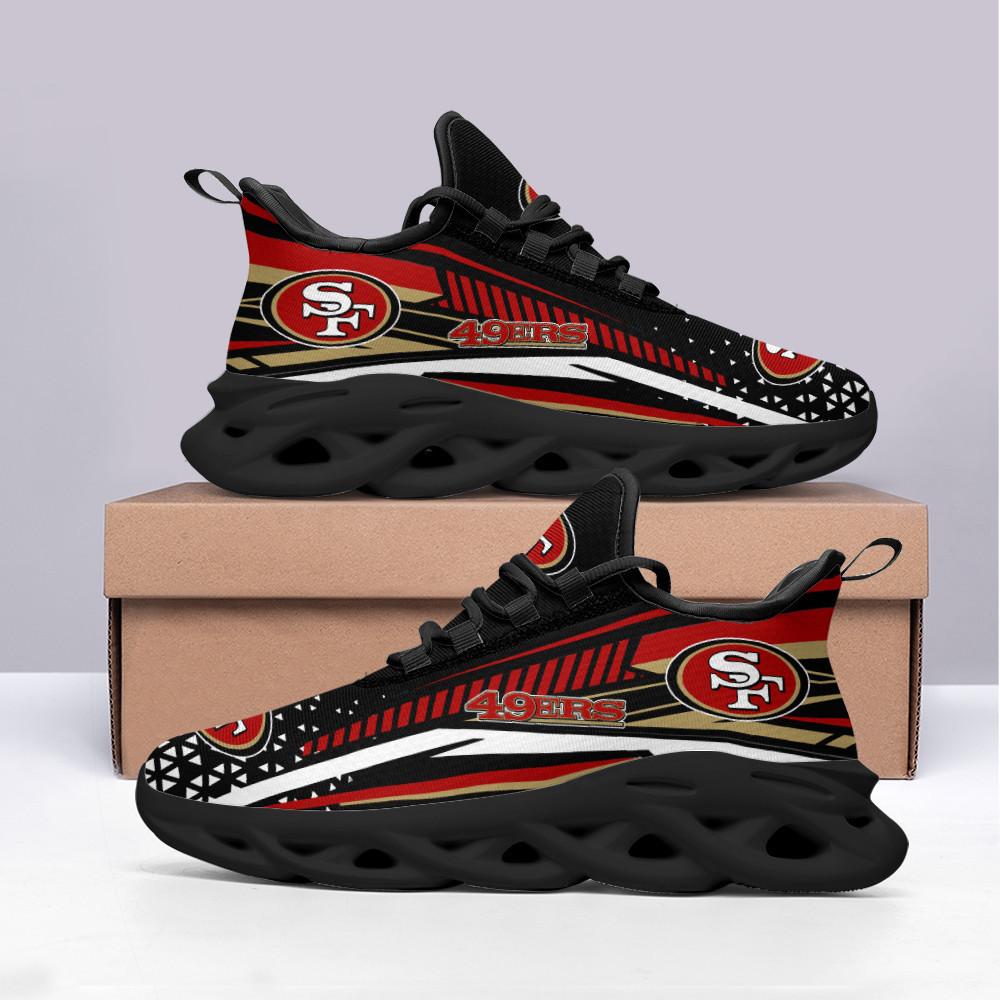 San Francisco 49ers Max Soul Shoes Sneakers for Men And Women – NFL Football Fan Shoes, Team Sneakers - Image 4