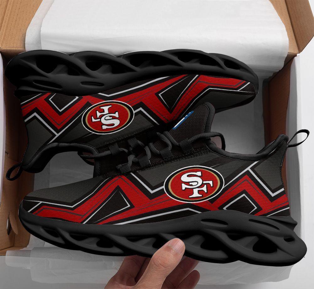 San Francisco 49ers Max Soul Shoes Sneakers for Men And Women – NFL Football Fan Shoes, Team Sneakers - Image 3