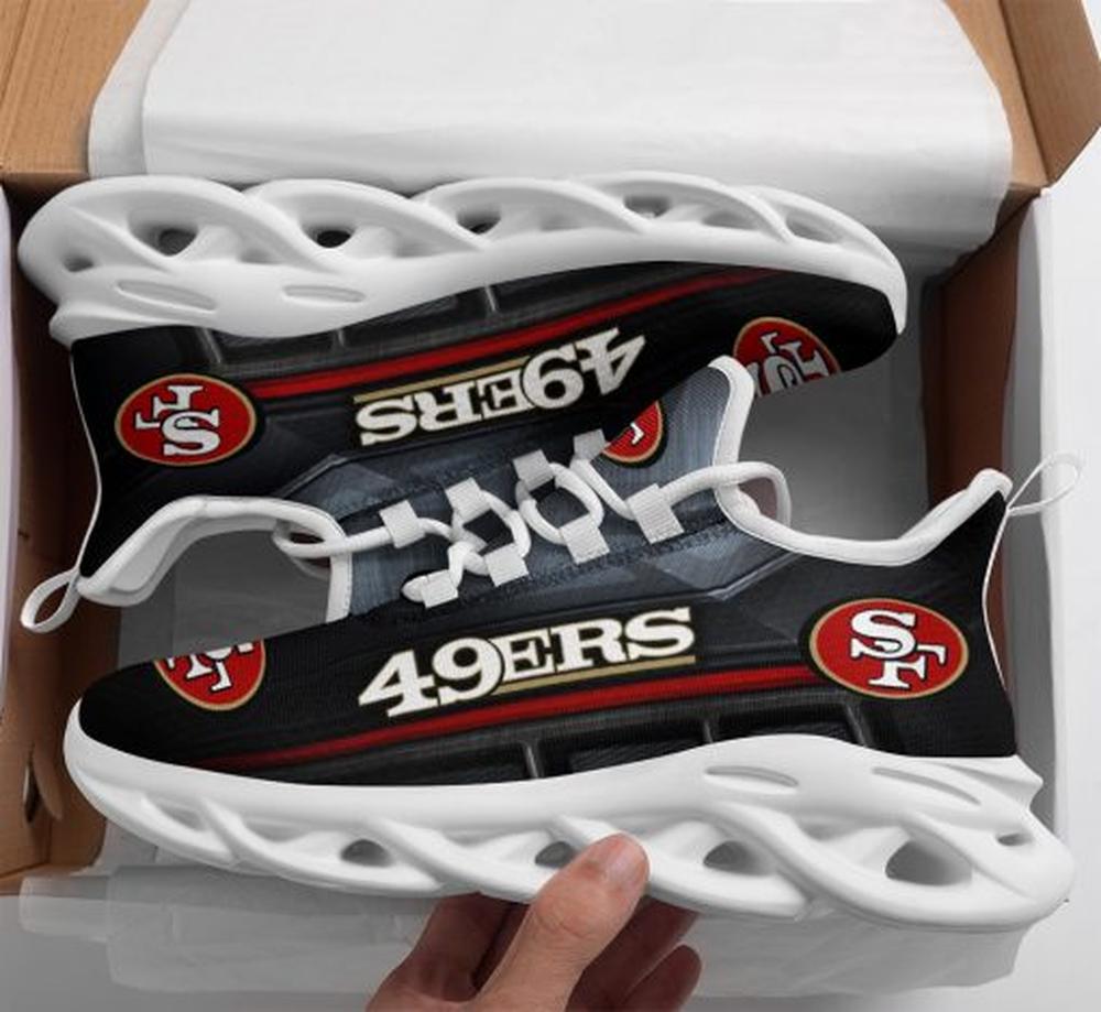 San Francisco 49ers Max Soul Shoes Sneakers for Men And Women – NFL Football Fan Shoes, Team Sneakers - Image 5