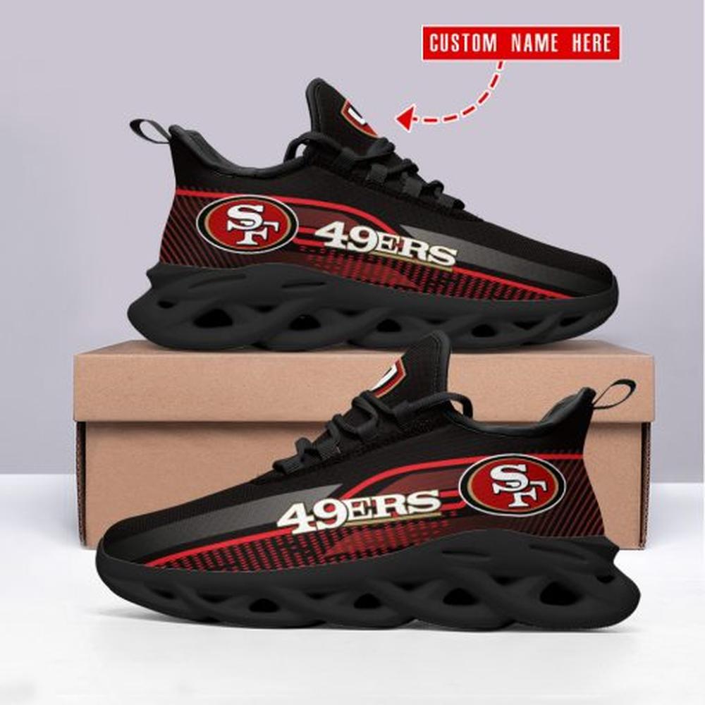 San Francisco 49ers Max Soul Shoes Sneakers for Men And Women – NFL Football Fan Shoes, Team Sneakers - Image 5