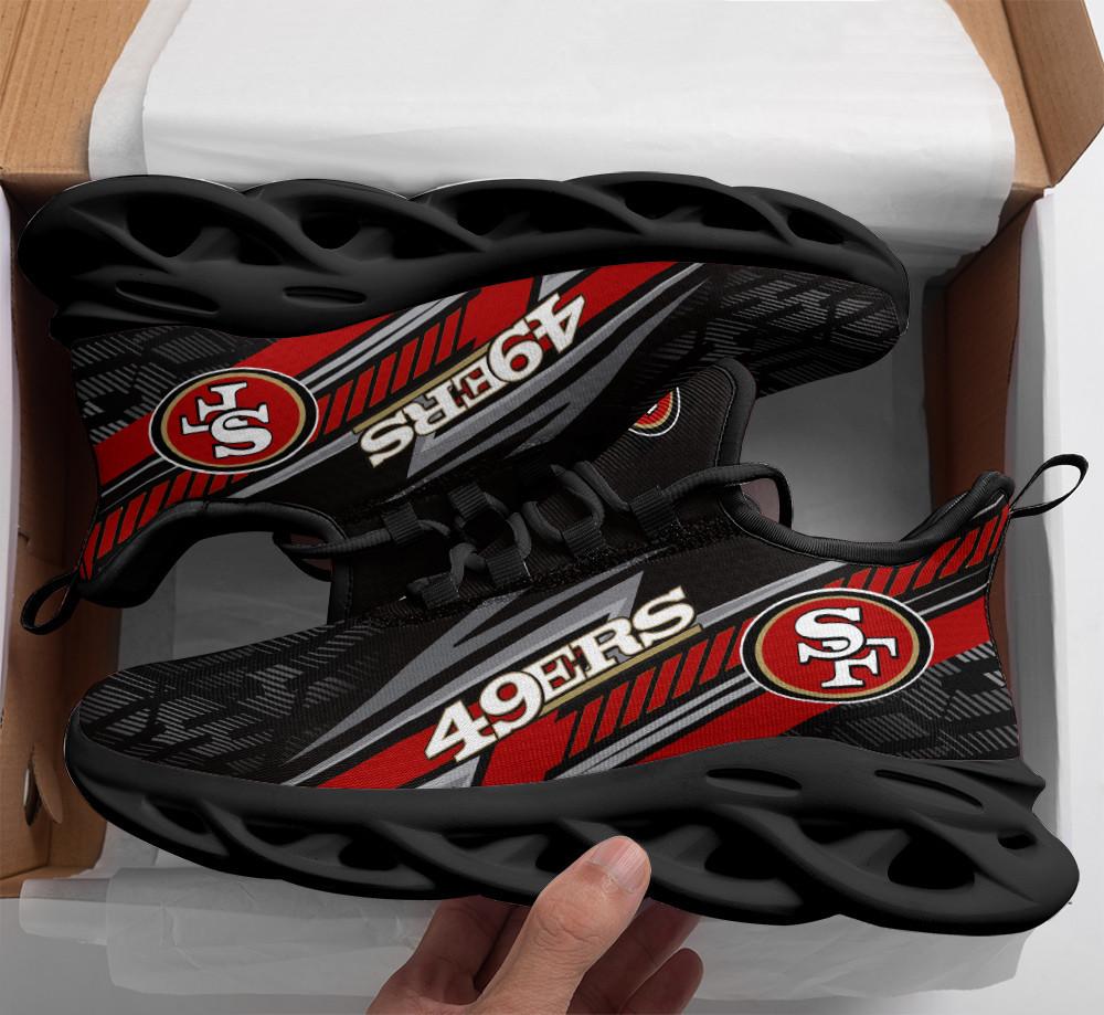 San Francisco 49ers Max Soul Shoes Sneakers for Men And Women – NFL Football Fan Shoes, Team Sneakers - Image 5