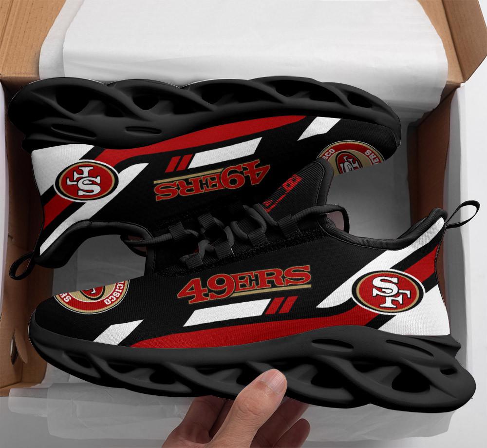 San Francisco 49ers Max Soul Shoes Sneakers for Men And Women – NFL Football Fan Shoes, Team Sneakers - Image 4