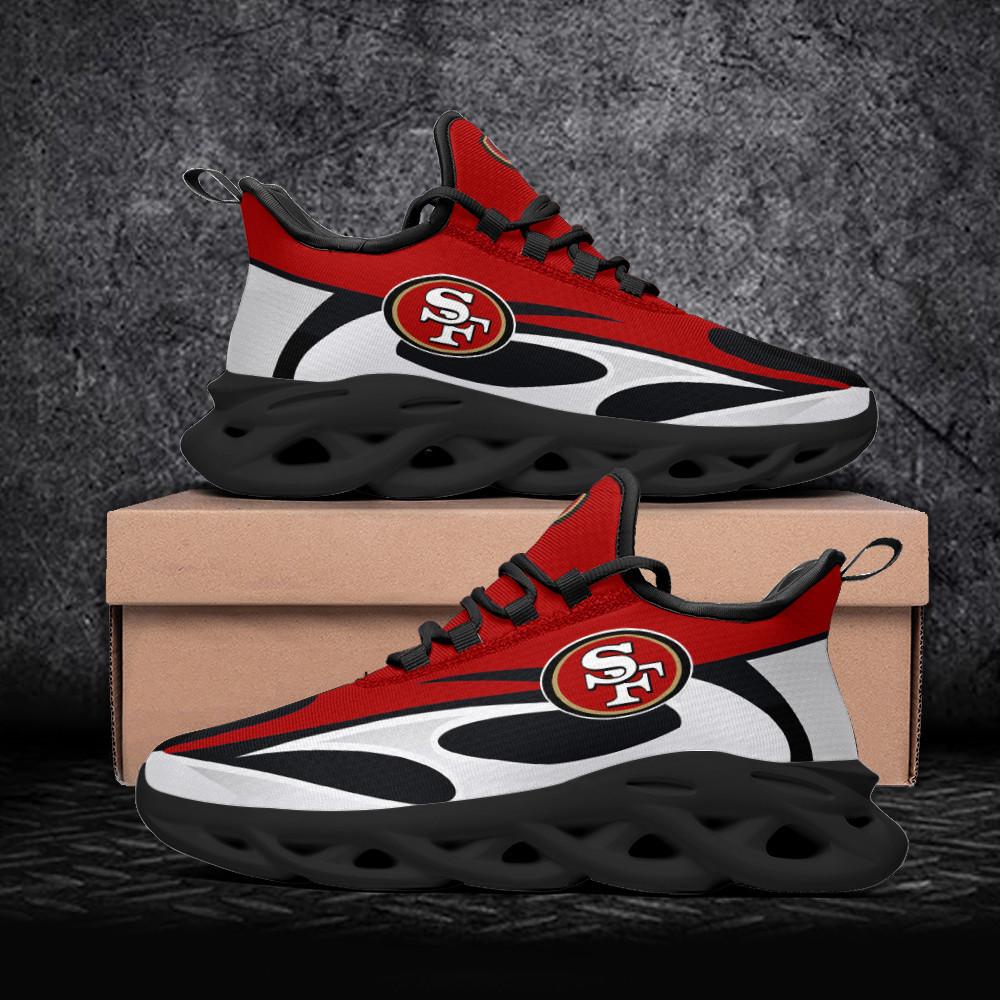 San Francisco 49ers Max Soul Shoes Sneakers for Men And Women – NFL Football Fan Shoes, Team Sneakers - Image 3