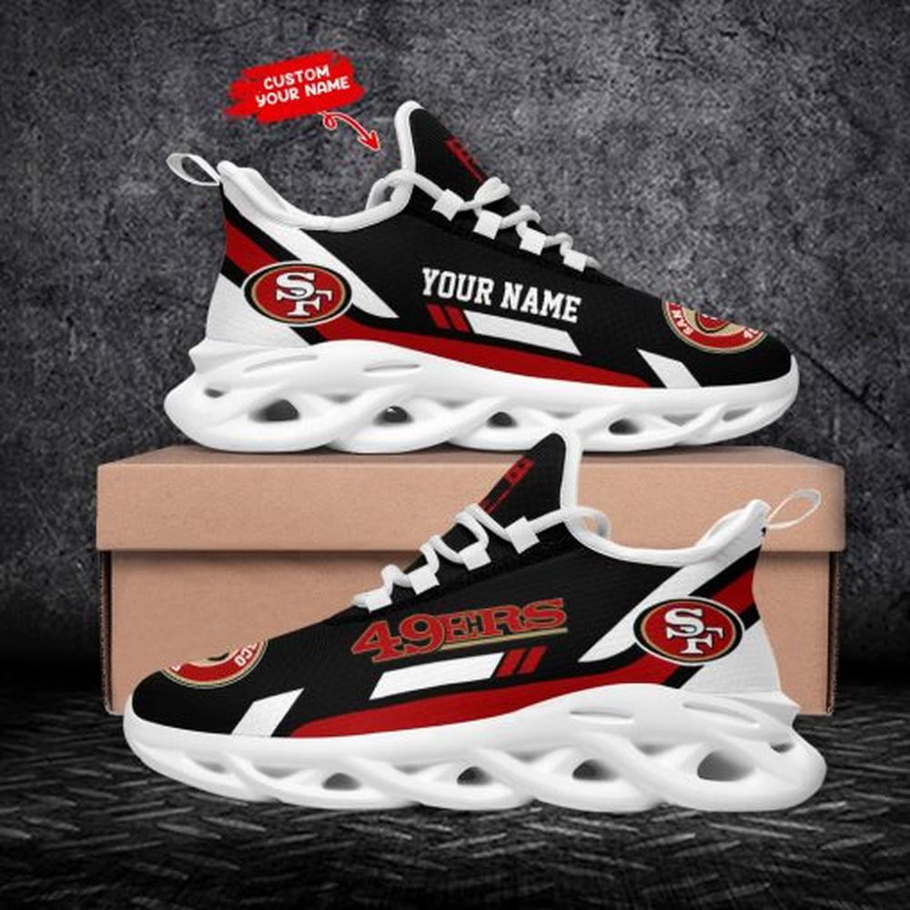 San Francisco 49ers Max Soul Shoes Sneakers for Men And Women – NFL Football Fan Shoes, Team Sneakers - Image 5