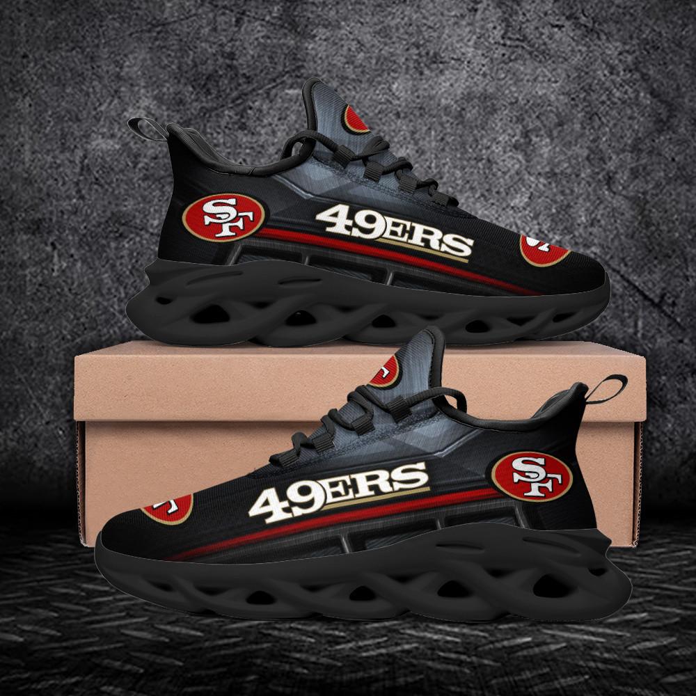 San Francisco 49ers Max Soul Shoes Sneakers for Men And Women – NFL Football Fan Shoes, Team Sneakers - Image 4