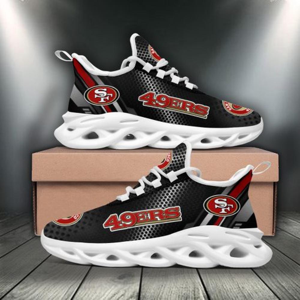 San Francisco 49ers Max Soul Shoes Sneakers for Men And Women – NFL Football Fan Shoes, Team Sneakers - Image 5