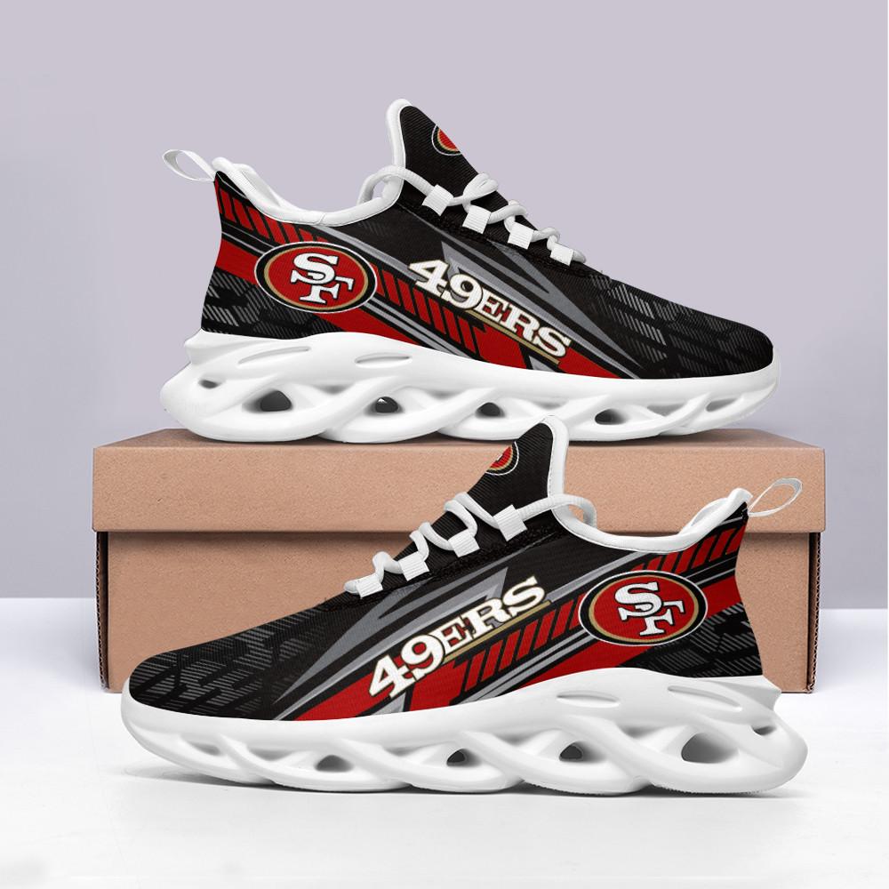 San Francisco 49ers Max Soul Shoes Sneakers for Men And Women – NFL Football Fan Shoes, Team Sneakers - Image 3