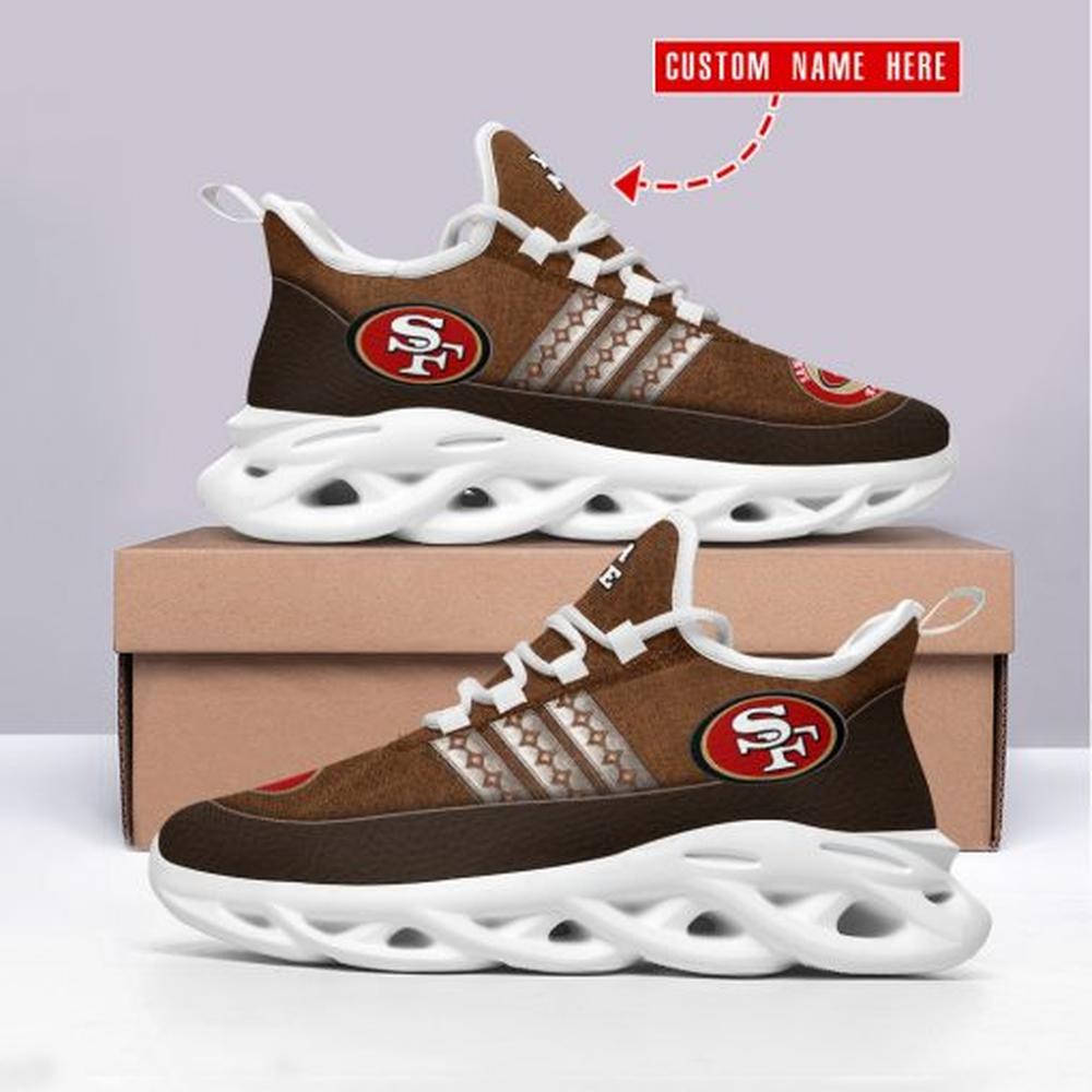San Francisco 49ers Max Soul Shoes Sneakers for Men And Women – NFL Football Fan Shoes, Team Sneakers - Image 5