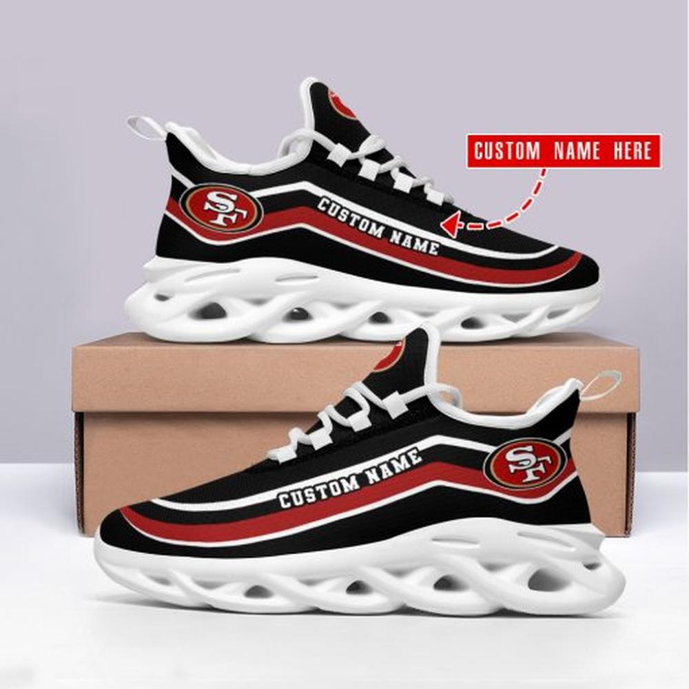 San Francisco 49ers Max Soul Shoes Sneakers for Men And Women – NFL Football Fan Shoes, Team Sneakers - Image 5