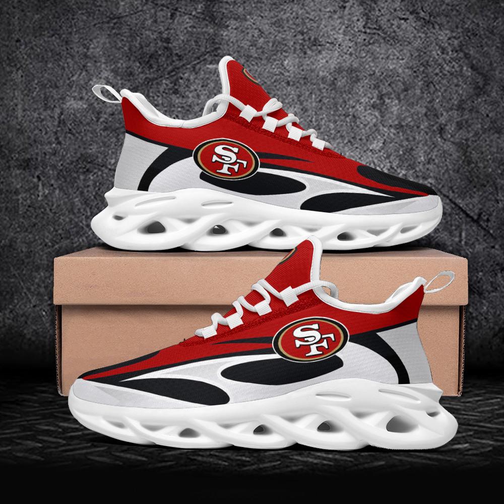 San Francisco 49ers Max Soul Shoes Sneakers for Men And Women – NFL Football Fan Shoes, Team Sneakers - Image 4