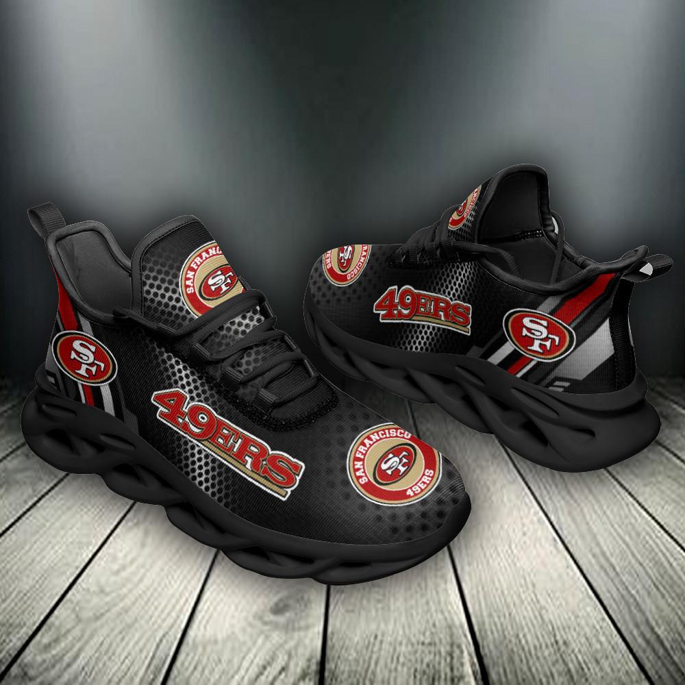 San Francisco 49ers Max Soul Shoes Sneakers for Men And Women – NFL Football Fan Shoes, Team Sneakers - Image 4