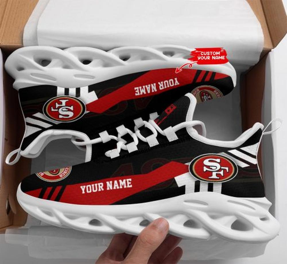 San Francisco 49ers Max Soul Shoes Sneakers for Men And Women – NFL Football Fan Shoes, Team Sneakers - Image 5
