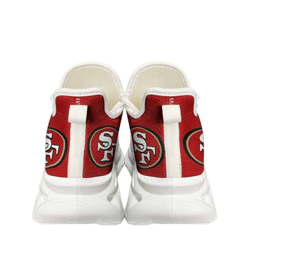 San Francisco 49ers Max Soul Shoes Sneakers for Men And Women – NFL Football Fan Shoes, Team Sneakers - Image 6