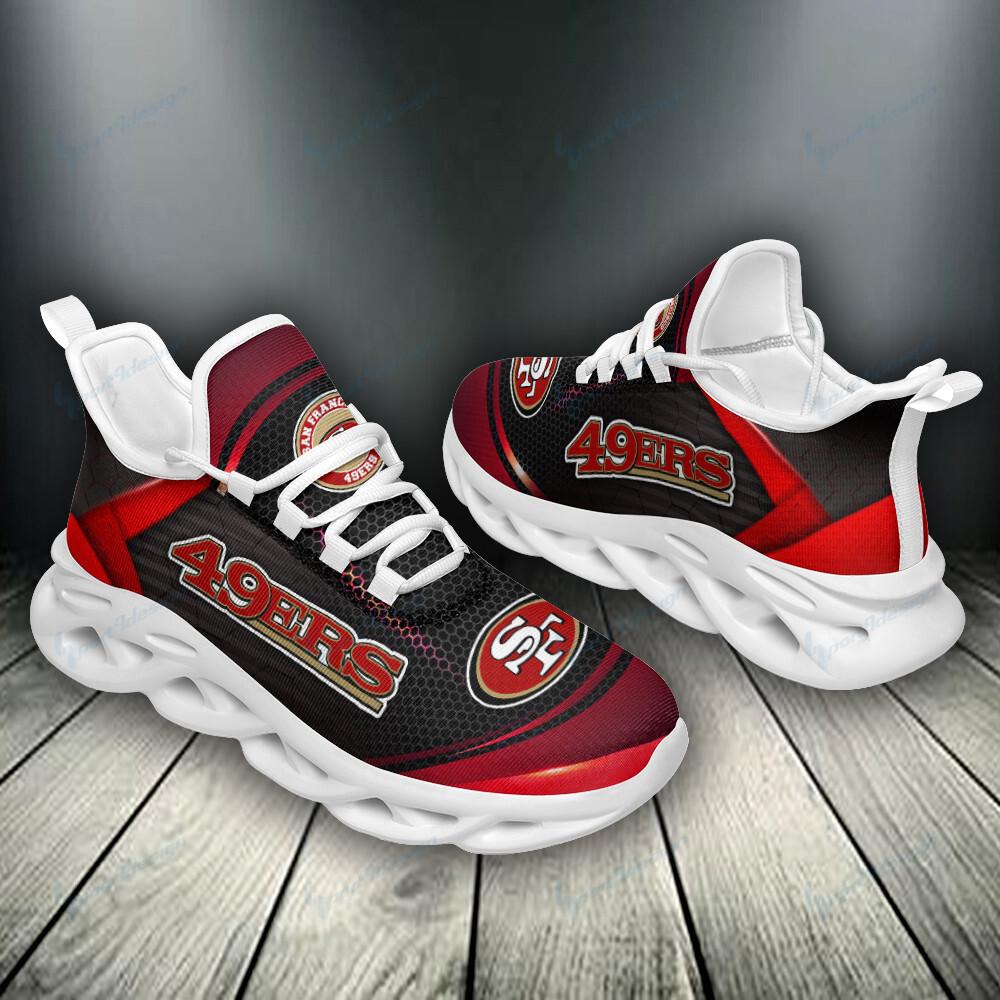 San Francisco 49ers Max Soul Shoes Sneakers for Men And Women – NFL Football Fan Shoes, Team Sneakers - Image 3