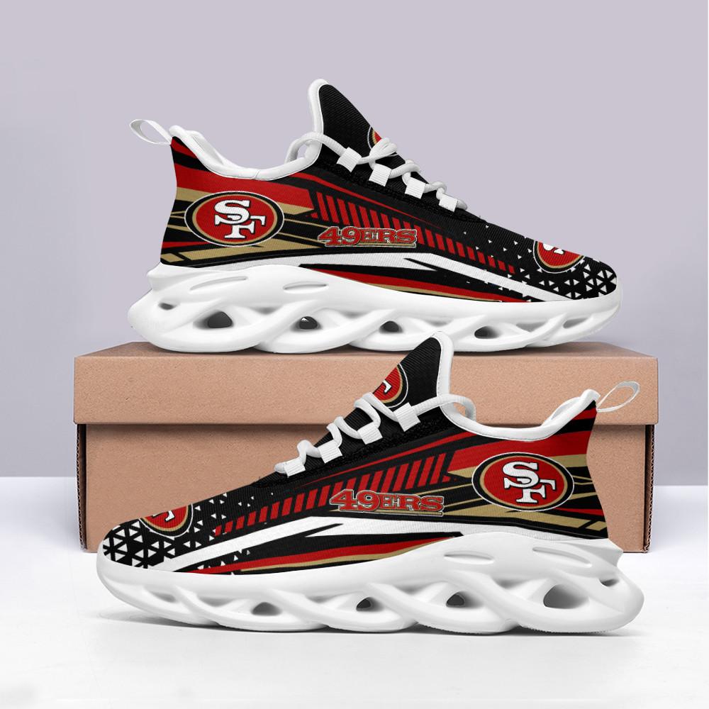 San Francisco 49ers Max Soul Shoes Sneakers for Men And Women – NFL Football Fan Shoes, Team Sneakers - Image 3