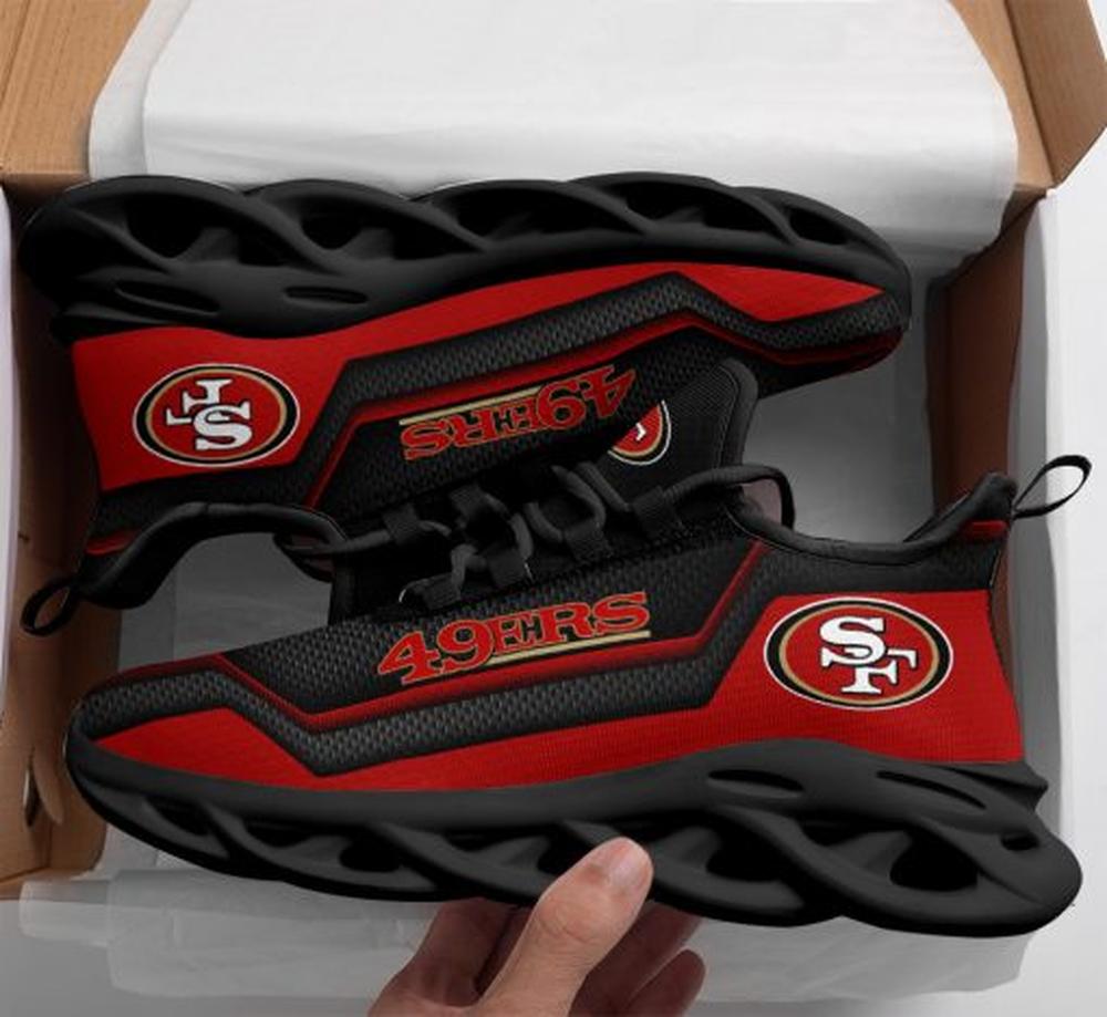 San Francisco 49ers Max Soul Shoes Sneakers for Men And Women – NFL Football Fan Shoes, Team Sneakers - Image 5