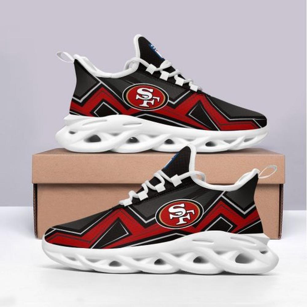 San Francisco 49ers Max Soul Shoes Sneakers for Men And Women – NFL Football Fan Shoes, Team Sneakers - Image 5
