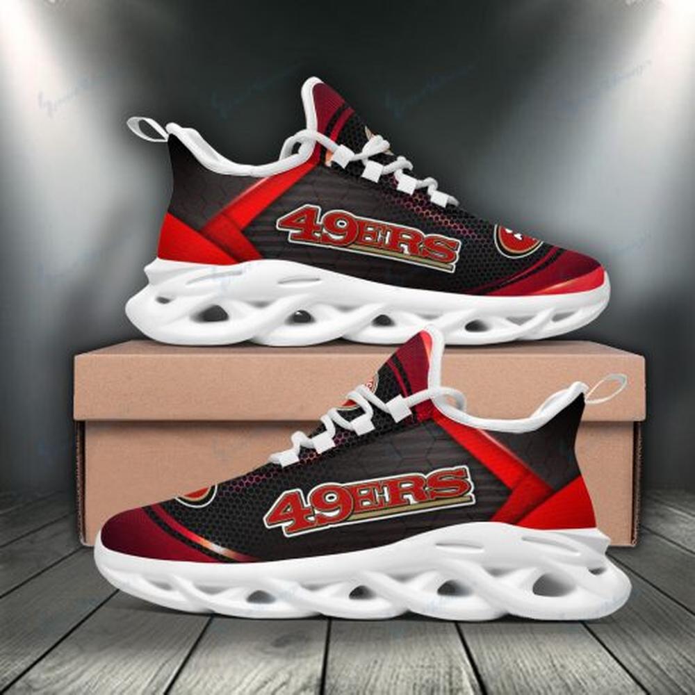 San Francisco 49ers Max Soul Shoes Sneakers for Men And Women – NFL Football Fan Shoes, Team Sneakers - Image 5