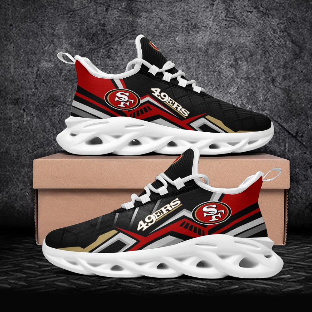 San Francisco 49ers Max Soul Shoes Sneakers for Men And Women – NFL Football Fan Shoes, Team Sneakers - Image 3