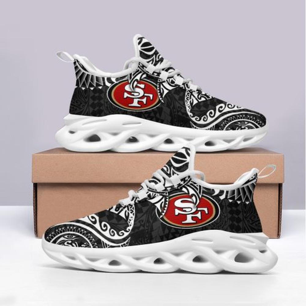 San Francisco 49ers Max Soul Shoes Sneakers for Men And Women – NFL Football Fan Shoes, Team Sneakers - Image 3