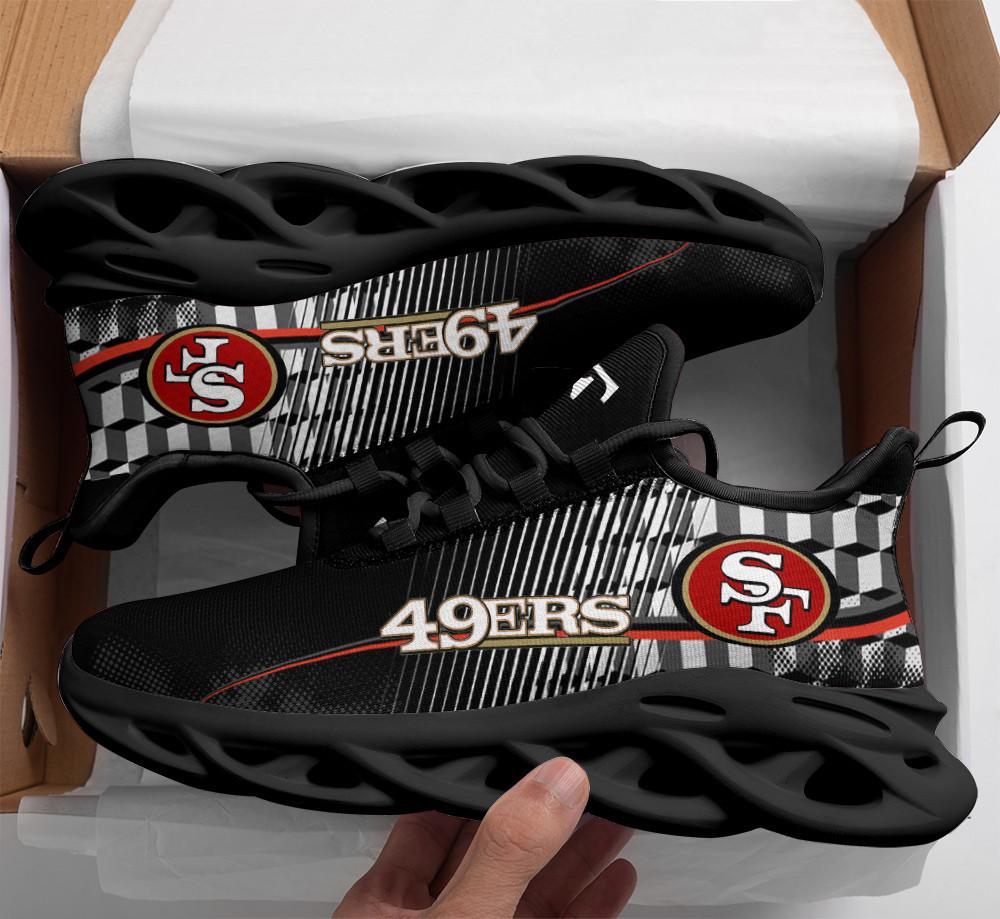 San Francisco 49ers Max Soul Shoes Sneakers for Men And Women – NFL Football Fan Shoes, Team Sneakers - Image 3