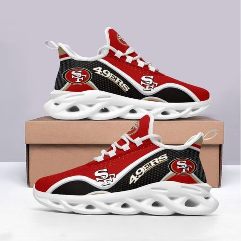 San Francisco 49ers Max Soul Shoes Sneakers for Men And Women – NFL Football Fan Shoes, Team Sneakers - Image 5