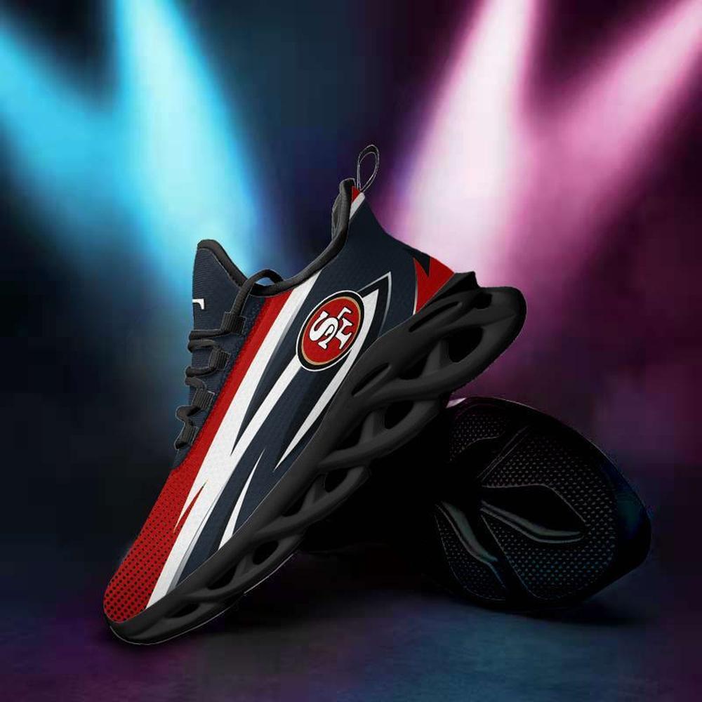 San Francisco 49ers Max Soul Shoes Sneakers for Men And Women – NFL Football Fan Shoes, Team Sneakers - Image 4