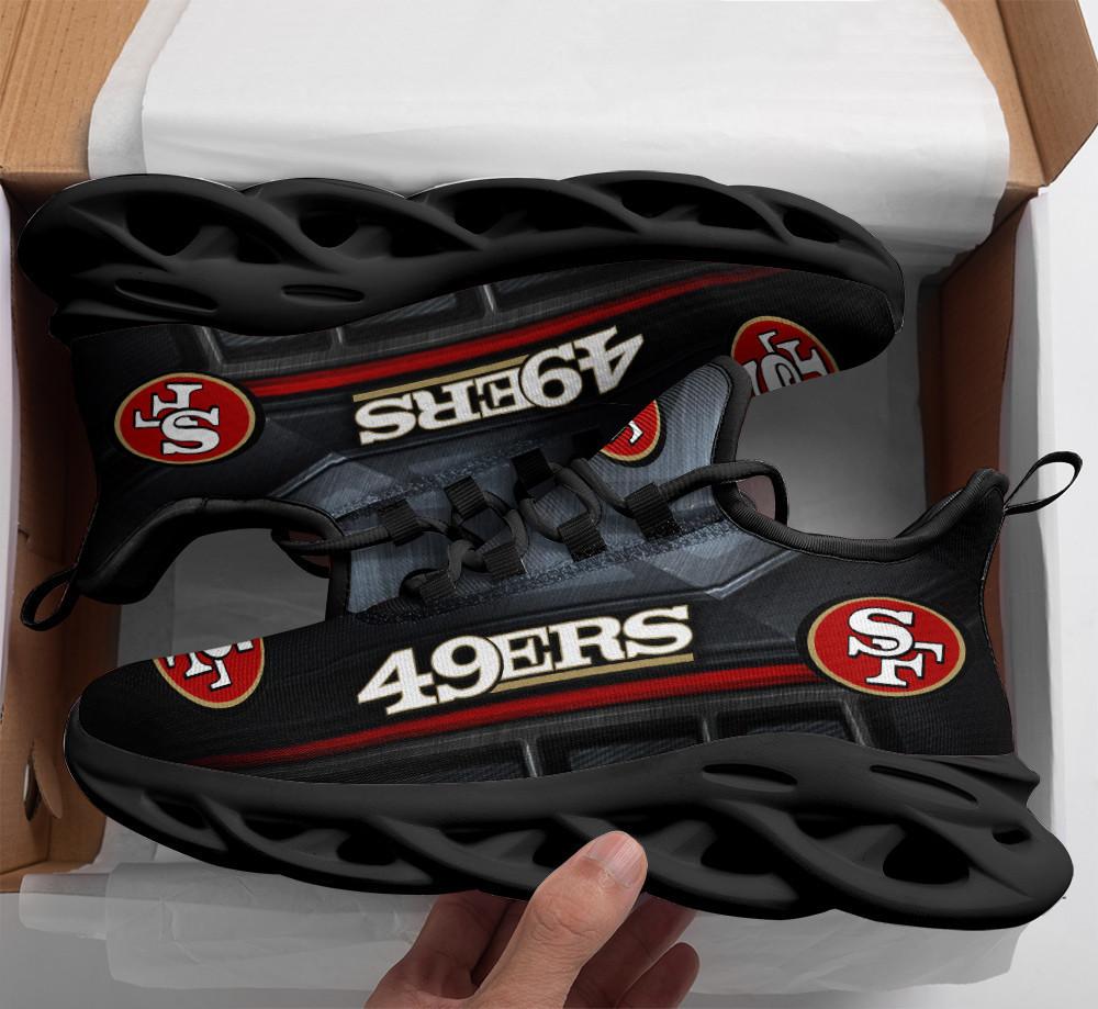 San Francisco 49ers Max Soul Shoes Sneakers for Men And Women – NFL Football Fan Shoes, Team Sneakers - Image 3