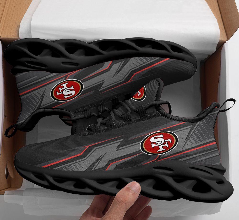 San Francisco 49ers Max Soul ShoesSneakers for Men And Women – NFL Football Fan Shoes, Team Sneakers - Image 3