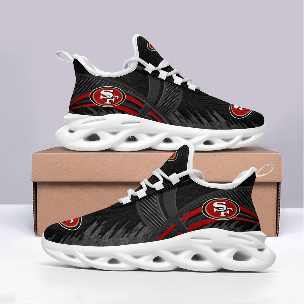 San Francisco 49ers Max Soul ShoesSneakers for Men And Women – NFL Football Fan Shoes, Team Sneakers - Image 3