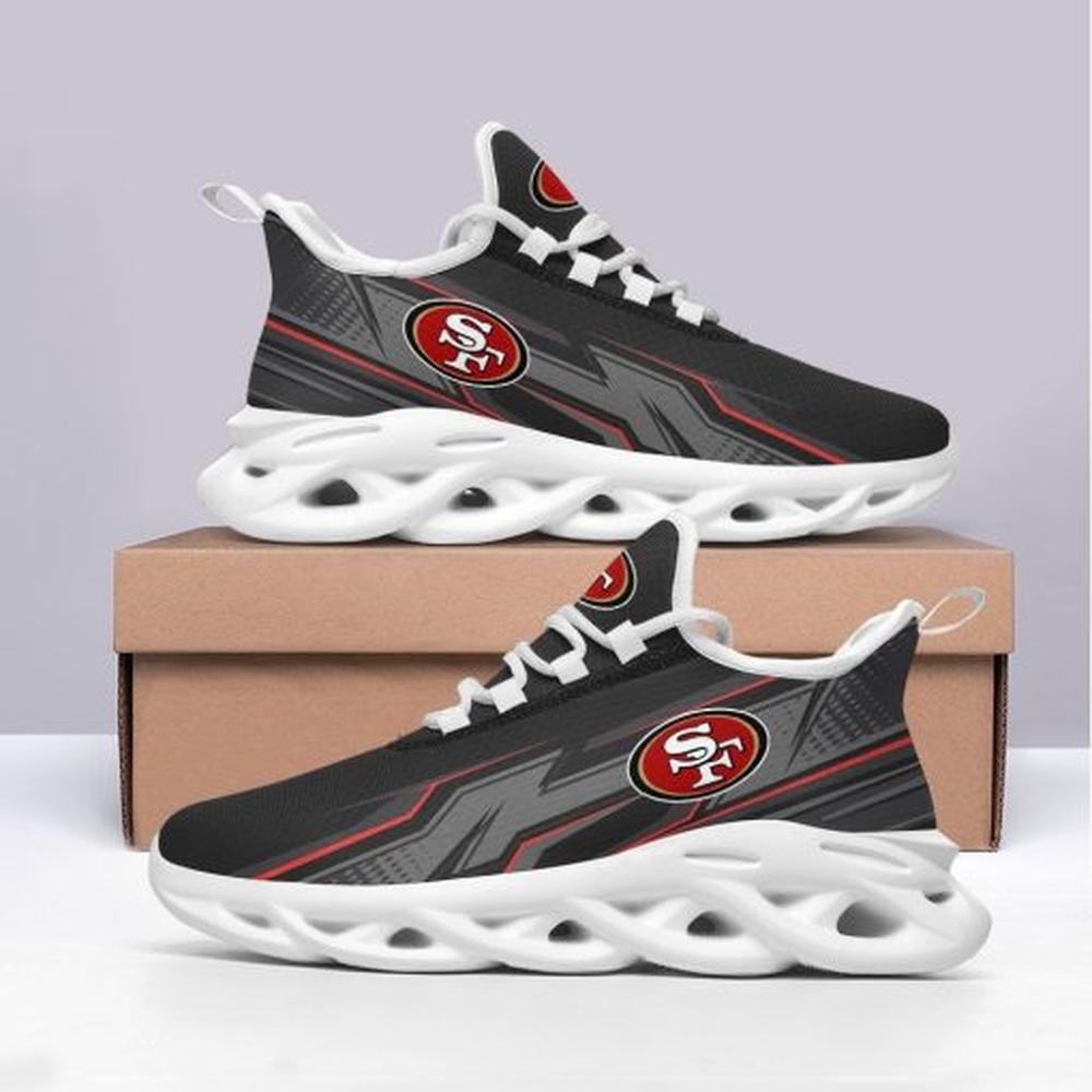 San Francisco 49ers Max Soul ShoesSneakers for Men And Women – NFL Football Fan Shoes, Team Sneakers - Image 5