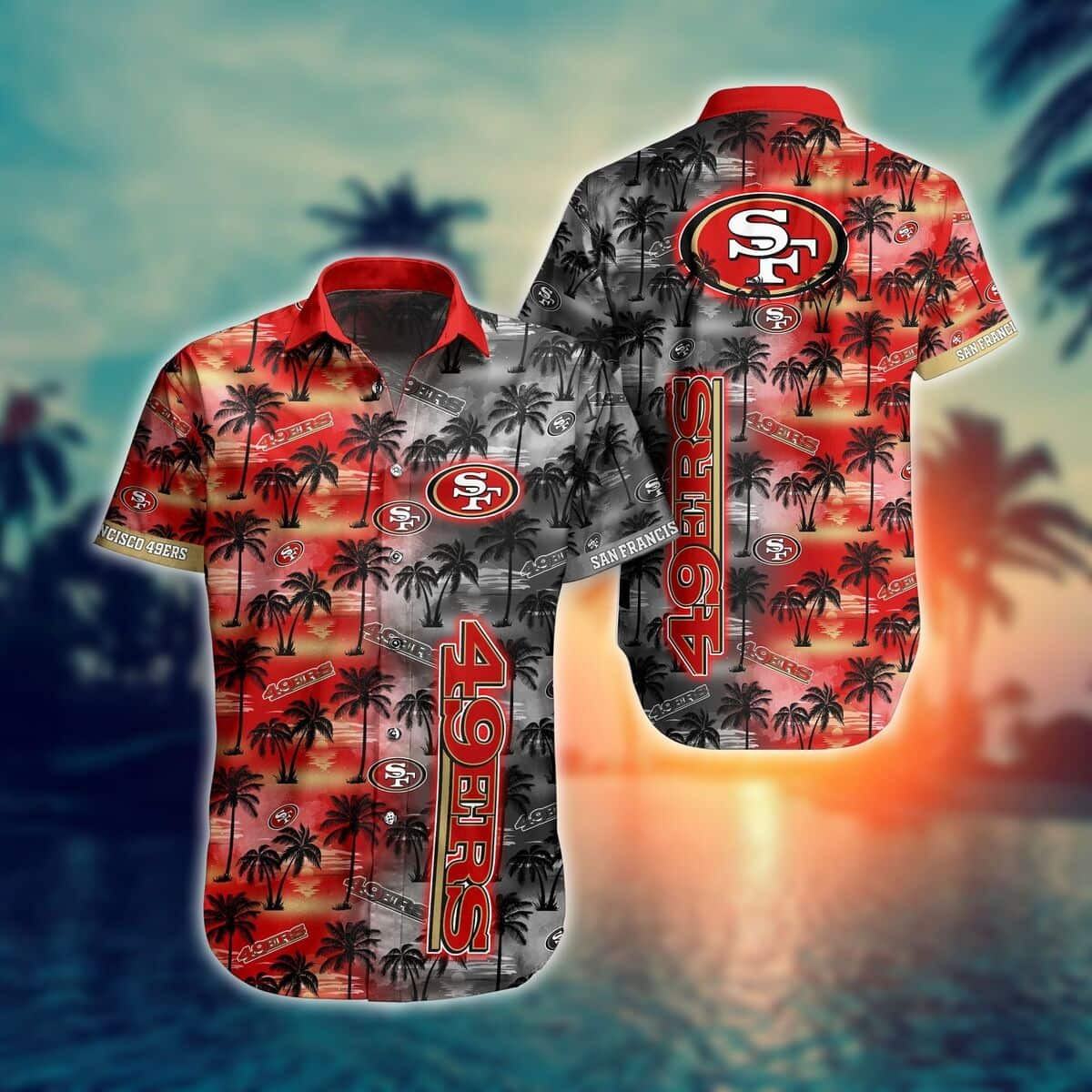 San Francisco 49ers Ocean Breeze Aloha Hawaiian Shirt for Men & Women