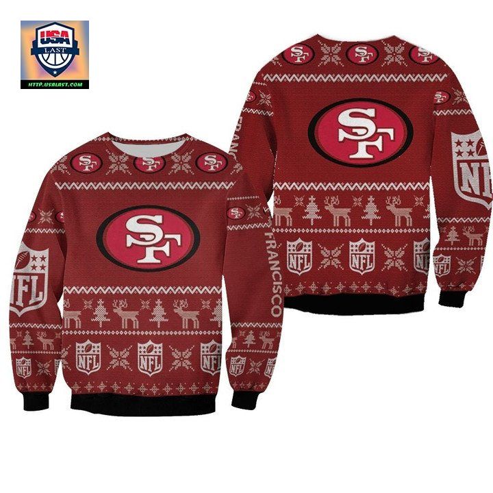 San Francisco 49Ers Ugly Sweater Christmas 3D Sweater